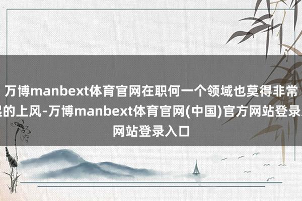 万博manbext体育官网在职何一个领域也莫得非常隆起的上风-万博manbext体育官网(中国)官方网站登录入口